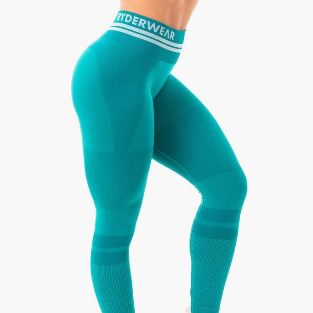 Ryderwear teal seamless legging size medium